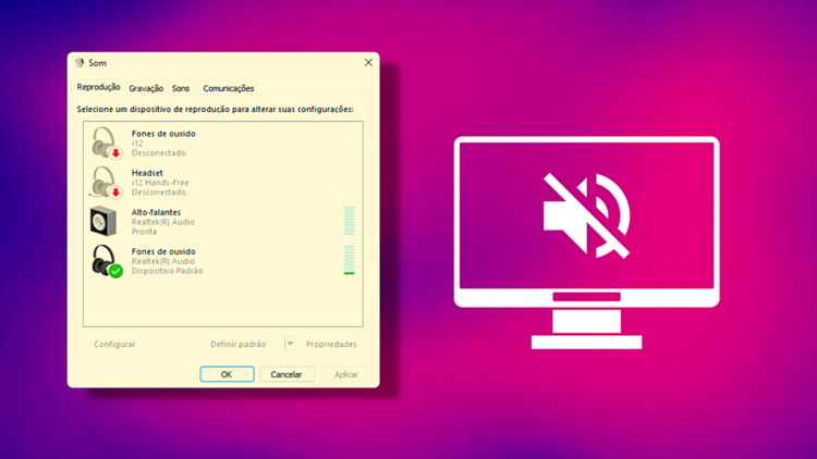 windows sem som