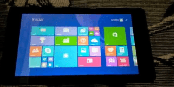 Programas do Windows 8.1 em Cartões SD no Tablet CCE TF74W