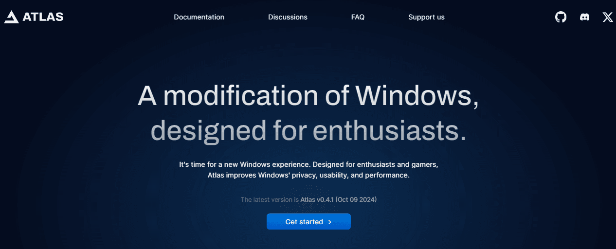 Como funciona o Windows 10 Atlas OS