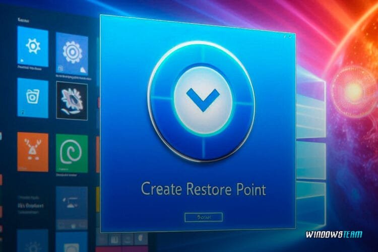ponto de restauração no Windows 10
