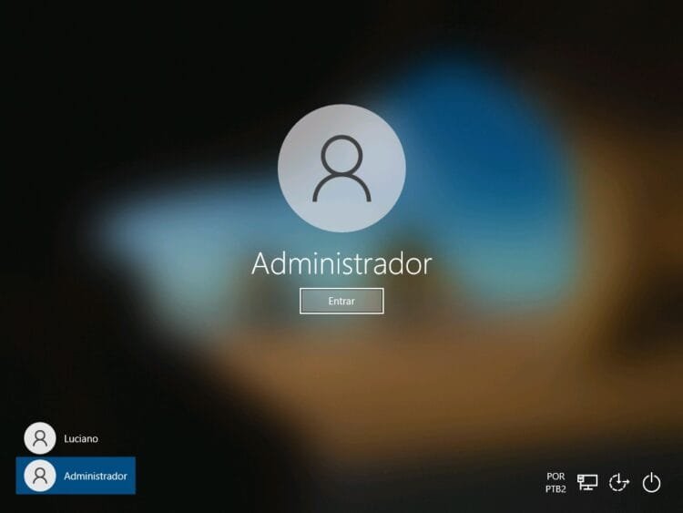 entrar como administrador no Windows 10